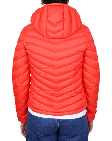 Outdoor Günlük Kadın Kaz Tüyü Kapüşonlu Şişme Mont Kışlık D750WH