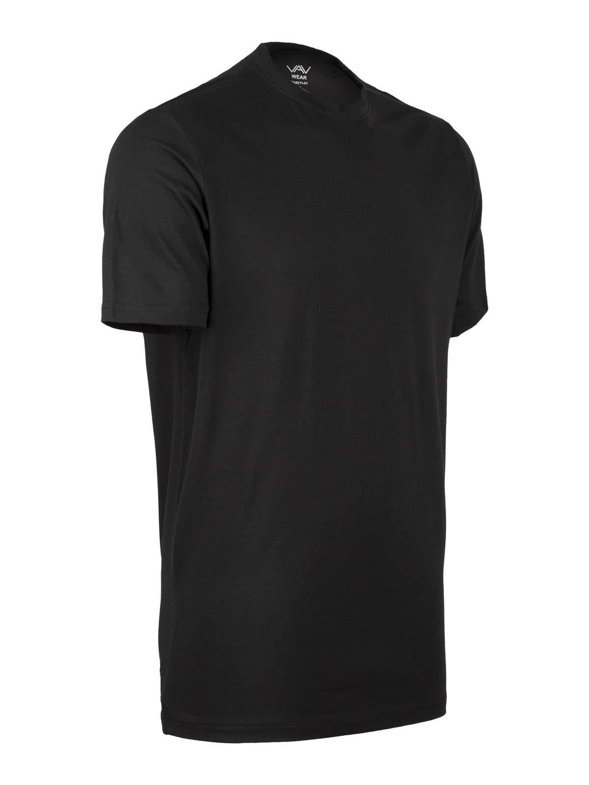 Outdoor T-shirt Basic Pamuklu Erkek Uzun Kollu Tişört Terletmez Sıfır Yaka BASETI05