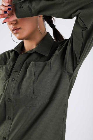 Outdoor Tactical Kadın Pamuklu Gömlek TACTEC04K
