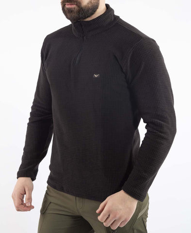 Tactical Outdoor Erkek Petek Polar Sweatshirt Tüylenmez POLSW04